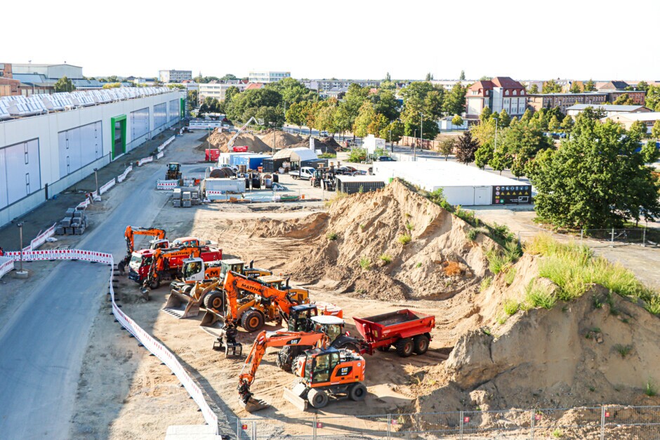 Tag der Schiene - Baustelle Neues Werk Cottbus