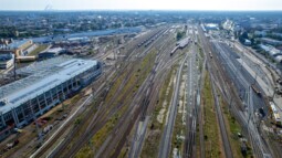 Gleisanlagen am Neuen Werk Cottbus