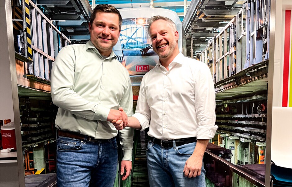 Wechsel an der Projektspitze - Carsten Burmeister und Marc Hermann (v.l.)