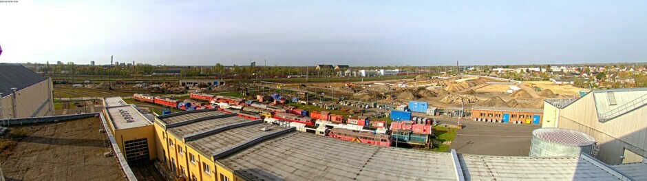 Bauwebcam- Westliches Baufeld 28.04.2023 8:30 Uhr