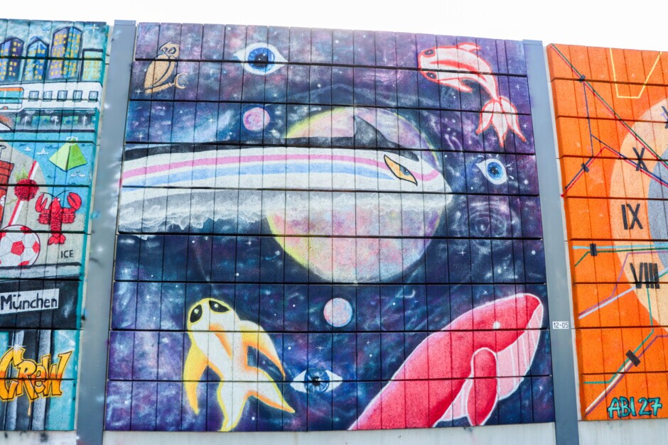 Kunstwerk Berufsorientierenden Oberschule Spremberg