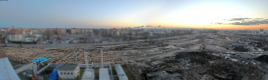 Bauwebcam- Östliches Baufeld 25.02.2022 7:00 Uhr
