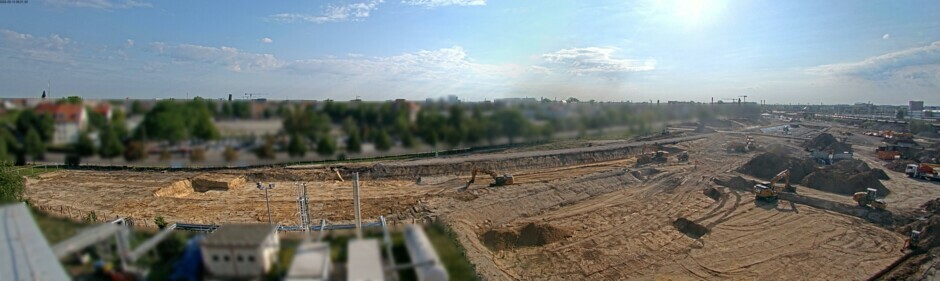 Bauwebcam- Östliches Baufeld 13.05.2022 08:30 Uhr