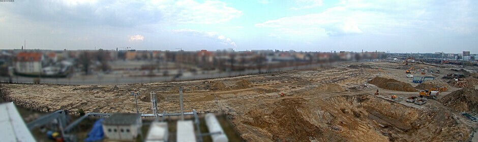Bauwebcam- Östliches Baufeld 16.03.2022 16:00 Uhr
