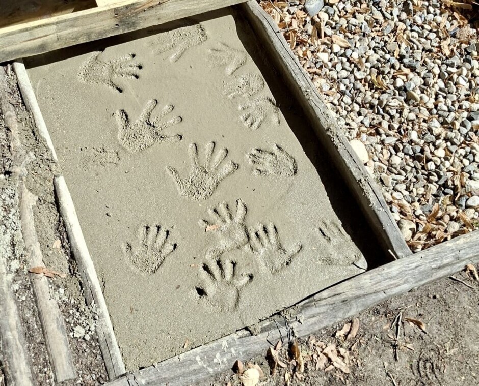 Handabdrücke als Erinnerung Handabdrücke als Erinnerung