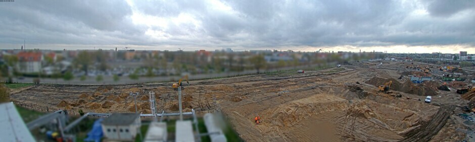 Bauwebcam- Östliches Baufeld 25.04.2022 8:30 Uhr
